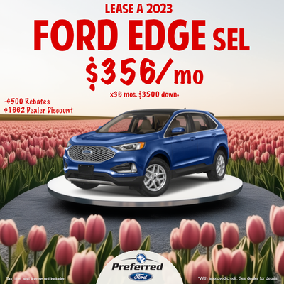 Lease a 2023 Ford Edge SEL for $356/mo